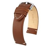 HIRSCH Correa de reloj para hombre, piel de becerro, modelo Ranger, 22 mm, Correa