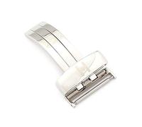 HIRSCH Hebilla plegable unisex para correas de reloj L316 de acero inoxidable modelo Folding Plus 22 mm