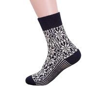 Hirsch Natur - 100% de lana pura bicicleta star peso medio diseño de patrón de tela de tobilleras con peso calcetines de - 2 disponible en colores navy, uk 5-6 / eu 38-39