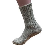 Hirsch Natur - 100% de lana pura de punto grueso de tobilleras con peso calcetines de - 5 disponible en colores grey marl, uk 8-9 / eu 42-43