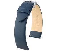 HIRSCH Toronto - Correa de piel italiana para reloj de pulsera para hombre y mujer, con herramientas, color azul, 16 mm