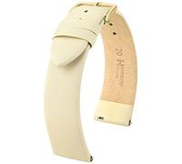 HIRSCH Toronto - Correa de reloj de piel italiana para relojes de mujer y hombre, con herramientas, color beige, 12 mm
