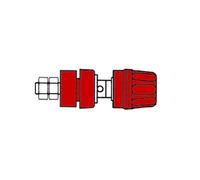 Hirschmann hembrilla aislada 4mm con tapÓn de bloqueo/roja (pki 10a)