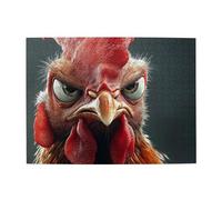 His Eyes Widened In Anger - Rompecabezas de madera de 500 piezas para adultos, rompecabezas desafiante para juegos de tamaño 38 x 50 cm