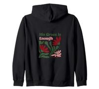 His Grace Is Enough Biblia Cita Fe Cristianismo Sudadera con Capucha