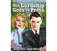 His Lordship Goes To Press [USA] [DVD]