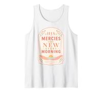 His Mercies Are New Every Morning Lamentations Verso Camiseta sin Mangas