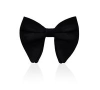 HISDERN Pajaritas Hombre Negro Ajustable de Terciopelo de Banquete Elegante de un solo color Pajarita para Hombre Baile Lazo Pata