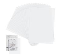 Hisdricus 100 Hojas Papel Transparente Blanco DIN A4, papel vegetal a4, 100g/m², papel cebolla a4 para Imprimir, Linternas, Bocetos, Embalajes, Dibujos