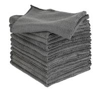 Hisdricus 12 bayetas Microfibra - Trapos para Limpieza - Trapos de Cocina Lavables - Bayetas para Limpieza de Coches - Bayetas para Lavar Platos, 30x30 cm, Grises