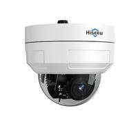 Hiseeu 4K 8MP Cámara PoE con Seguimiento automático,360 ° Cámara de Seguridad al Aire Libre con Visión Nocturna en Color,Cámara CCTV con Cable,Detección de Movimiento,Audio Bidireccional