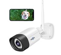 Hiseeu 5MP Cámara de Seguridad para Exteriores,Seguridad para CCTV, WiFi,Vigilancia con Visión Nocturna,Detección de Movimiento, Acceso Remoto Compatible con Phone/PC