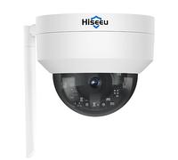 Hiseeu 5MP HD Pan/Tilt 360° Cámara de vigilancia,Visión Nocturna en Color,Cámara de Seguridad Wi-Fi,Automático Detección Persona/Vehículo,Audio bidireccional,App Notificación,Grabación en Tarjeta SD