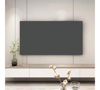 Hiseng Cubierta Antipolvo para TV, Cubierta Antipolvo Universal para Televisor Elástico Pantalla de Funda Impreso a Prueba de Polvo para 32 a 85 Pulgadas (46-50 Pulgadas,Gris Oscuro)