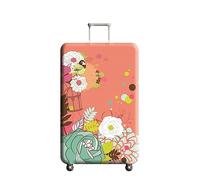 Hiseng Cubierta de Equipaje, Estampado de Flores Funda de Maleta de Viaje Protector Elástico Maleta de Viaje Se Adapta a Equipaje de 18 a 32 Pulgadas (Pájaro,XL(30-32Pulgadas))