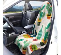 Hiseng Funda de Asiento Delantero de Coche Microfibra (Planta En Maceta,1 Pieza)