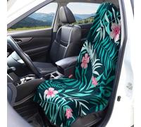 Hiseng Funda de Asiento Delantero de Coche Microfibra (Verde Oscuro,1 Pieza)