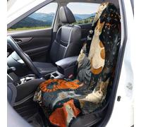 Hiseng Funda para Asiento de Coche Universal (Gris Oscuro,2 Piezas)