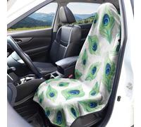 Hiseng Funda para Asiento Delanteros de Coche Universal (Verde 12,2 Piezas)