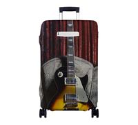 Hiseng Funda para Maletas, Impresión de Guitarra Luggage Cover Elástica Fundas Maletas de Viaje, Maleta Cabina Protector 18-32 Pulgadas Cubierta de Equipaje (Instrumento Musical,S)