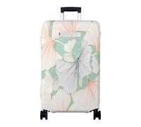 Hiseng Funda para Maletas, Luggage Cover Elástica Fundas Maletas de Viaje, Hojas de Ginkgo Maleta Cabina Protector Lavable 18-32 Pulgadas Cubierta de Equipaje (Hojas de Ginkgo,XL)