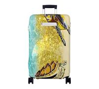 Hiseng Funda para Maletas, Luggage Cover Elástica Fundas Maletas de Viaje, Maleta Cabina Protector Lavable y Reutilizable 18-32 Pulgadas Cubierta de Equipaje (Tortuga Marina 8,XL)