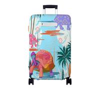 Hiseng Funda para Maletas, Luggage Cover Elástica Fundas Maletas de Viaje, Tortuga Marina Maleta Cabina Protector Lavable y Reutilizable 18-32 Pulgadas Cubierta de Equipaje (Cocotero,XL)