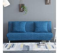 Hiseng Funda para Sofá Cama sin Brazos Clic Clac Elastica Funda Protectora para Sofá Plegable sin Reposabrazos 3 Plazas Escudo De Sofá Cama Completo Elástico (Azul Marino,160-190cm)