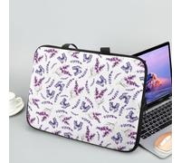 Hiseng Funda Portatil Impermeable, Funda Portatil 10-17 Pulgadas Funda se Adapta Funda Protectora Maletin Portatil (12",Lavanda)