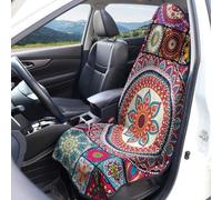 Hiseng Fundas Asientos Coche Delantero Universales (Mandala Misterioso,1 Piezas)