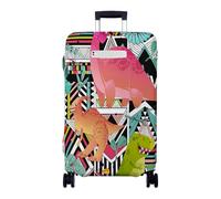 Hiseng Housse de Bagage Voyager Protecteur Couverture,Housse de Valise Protection Elastique Lavable,Anti-Rayures Luggage Cover pour Suitcase 18 à 32 Pouces (Dinosaurio 6,S)