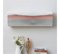 Hiseng Moderna Cubierta de Aire Acondicionado Montada en la Pared, Funda para Aire Acondicionado Interior, Prueba de Polvo Aire Acondicionado Cubierta (103 * 24 * 32（3P Grandes),Abstracto