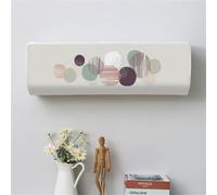 Hiseng Moderna Cubierta de Aire Acondicionado Montada en la Pared, Funda para Aire Acondicionado Interior, Prueba de Polvo Aire Acondicionado Cubierta (80 * 20 * 27（1P),Lunares