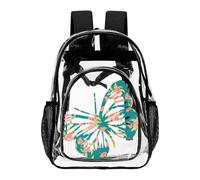 Hiseng Sac à Dos Transparent en PVC Imperméable Grande Capacité (Mariposa)