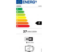 Hisense 32A4N Televisor 81,3 cm (32") HD Smart TV Wifi Negro 200 cd / m²