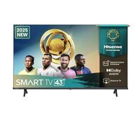 Hisense 43A6Q - TV LED 43 (108 cm) - 4K UHD 3840x2160 - HDR10+ - TV connessa - 3xHDMI 2.1 - WiFi