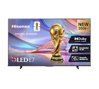 Hisense 50E7S - QLED Smart TV 50 Pulgadas, Hi-QLED Color, Dolby Vision.Atmos, Escalador IA 4K, Smooth Motion IA, Modo Juego Plus, Dolby Vision IQ, HDR10+Adaptive