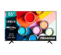 Hisense 55A6EG 2022 Series - Smart TV 4K UHD con Dolby Vision HDR, DTS Virtual X, Freeview Play, Alexa Built-in, Bluetooth (2022), Negro (Black), 55 Pulgadas