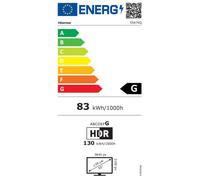 Hisense 55A7KQ Televisor 139,7 cm (55") 4K Ultra HD Smart TV Wifi Negro 330 cd / m²