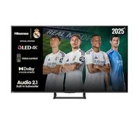 Hisense 55A7Q - QLED Smart TV 55 Pulgadas, Movimientos Suaves IA, Dolby Vision, Dolby Atmos, Subwoofer Integrado, Modo Juego Plus, Modo Deportes IA, Bluetooth & HDMI 2.1, Control por Voz Alexa