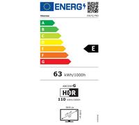 Smart TV QLED HISENSE 55" 4K UHD 144Hz Gaming 4x HDMI 2.1 HDR
