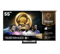 Hisense 55U7Q Pro - Televisor de alta definición, HDMI 2.1, Mini LED, Wi-Fi, 165 Hz, 4K, Dolby Vision, HDR10, HDR10+, HLG