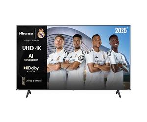 Hisense 65E63QT - UHD 4K, Smart TV 65 Pulgadas, Dolby Vision, Modo Juego Plus, DTS Virtual X, Control por Voz, Doble Control de Volumen, Auto Ordenación Canales TDT, 65", Entry UHD 4K, 2025