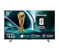 Hisense 75U7Q - MiniLED Smart TV 75 Pulgadas, Quantum Dot Colour, Modo Juego de 144Hz, Subwoofer Integrado, Full Array Local Dimming, Dolby Vision IQ & Dolby Atmos
