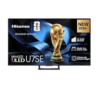 Hisense 75U7SE - MiniLED Smart TV 75 Pulgadas, Hi-QLED MiniLED, Modo Juego 144 Hz Nativos, Subwoofer Integrado, Hi-View AI Engine, IMAX Enhanced, Filmmaker Mode, Dolby Vision IQ, HDR 10+ Adaptive