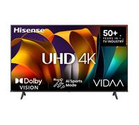 Hisense 85E6NT 85" (215 cm) Smart TV 4K UHD LED, HDR10+, Dolby Vision, VIDAA U7.6, WiFi, Bluetooth, 3xHDMI 2.0, Negro