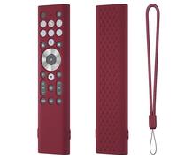 Hisense Class A7 U8 Series LCD 4K - Carcasa protectora de silicona para Google TV 100U88N 85U88N 75U88N 65U88N 65U88N 55U88N 43A7N 50A7N 55A7N 65A7N (borgoña)