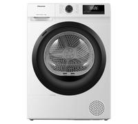 Hisense DHQE800BW2 secadora Independiente Carga frontal A++ Negro, Blanco