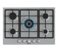 Hisense GM773XF Placa de cocina a gas 70 cm 5 fuegos Easy Clean Acero Inox