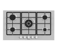 HISENSE GM973XF Cocina A Gas Inox 90CM 5 Fuegos Rejillas De Hierro Fundido